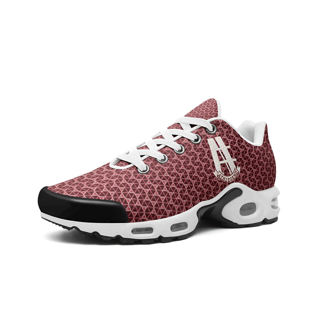 Athlegend Signature #1 Vintage Unisex Mesh Tech Eco-Flex Sneakers (Red)