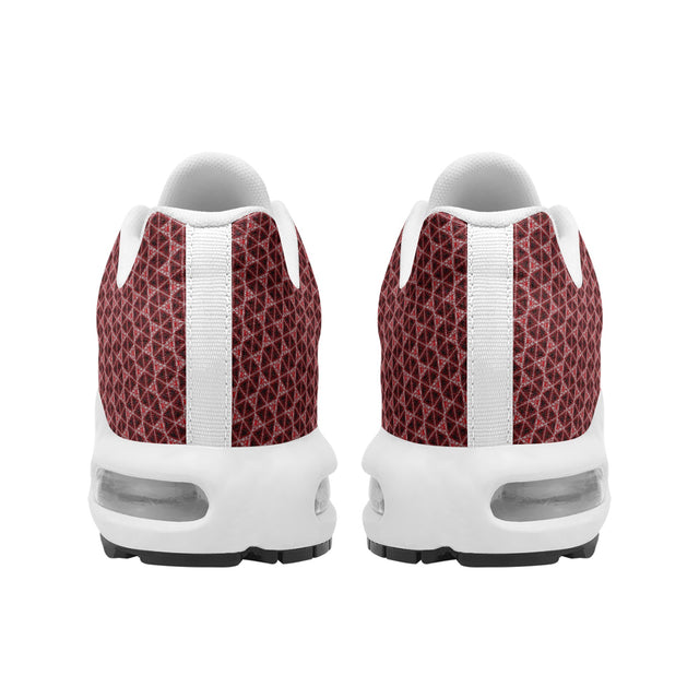 Athlegend Signature #1 Vintage Unisex Mesh Tech Eco-Flex Sneakers (Red)