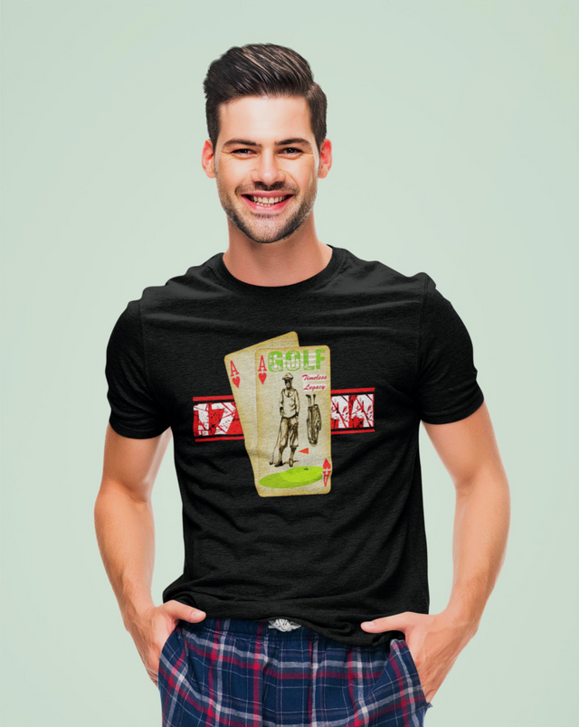 Athlegend Aces Card Retro Heritage Unisex organic cotton t-shirt