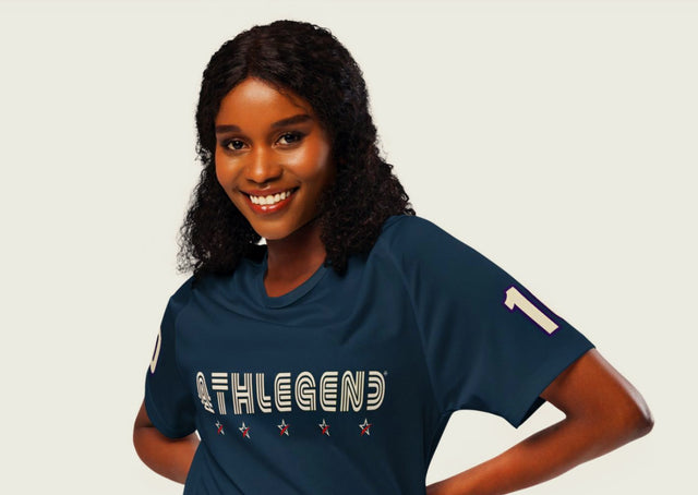 Athlegend 5 Star Football Retro Unisex sports jersey