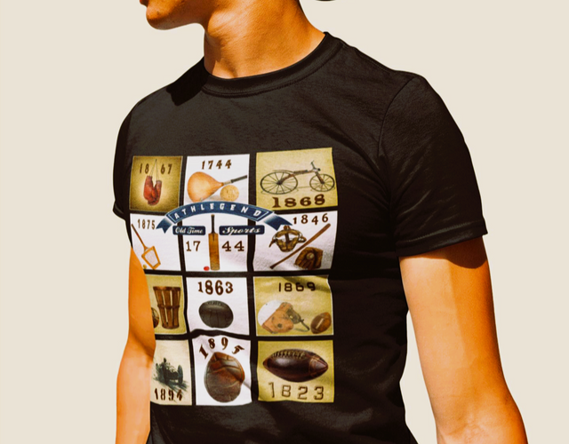 Athlegend Classic Sports Legacy Collage t-shirt