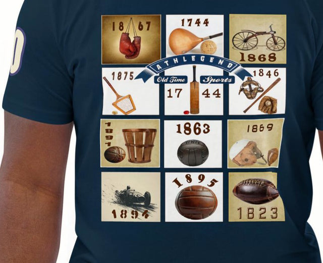 Athlegend Classic Sports Legacy Collage t-shirt