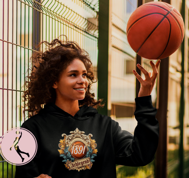Athlegend 1891 Ladies B-Ball Legacy Crop Hoodie