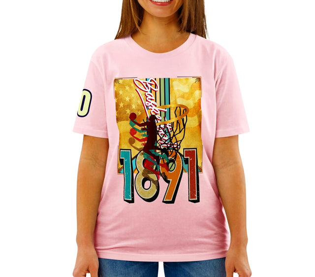 Athlegend Retro in the Basket Unisex Organic Cotton T-Shirt