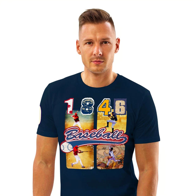 Athlegend Classic Vintage Home Run organic cotton unisex t-shirt
