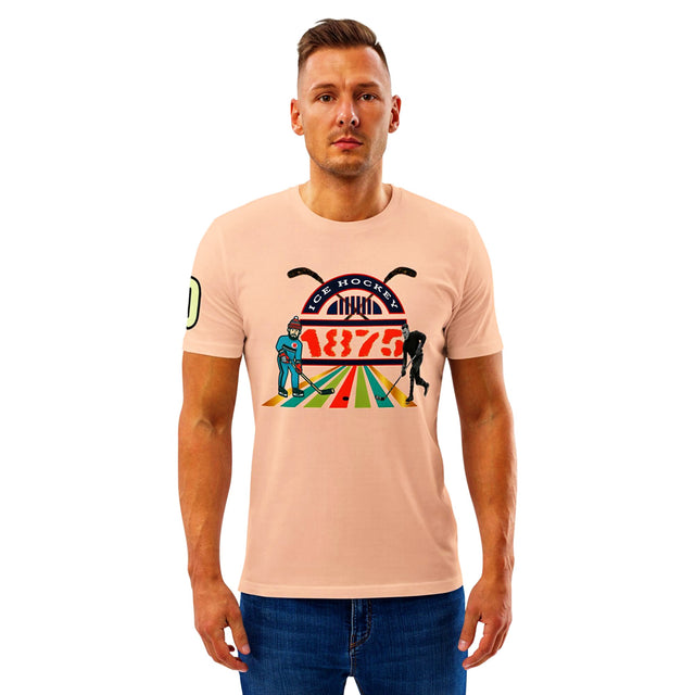 Athlegend Retro Puck Unisex Organic Cotton T-Shirt