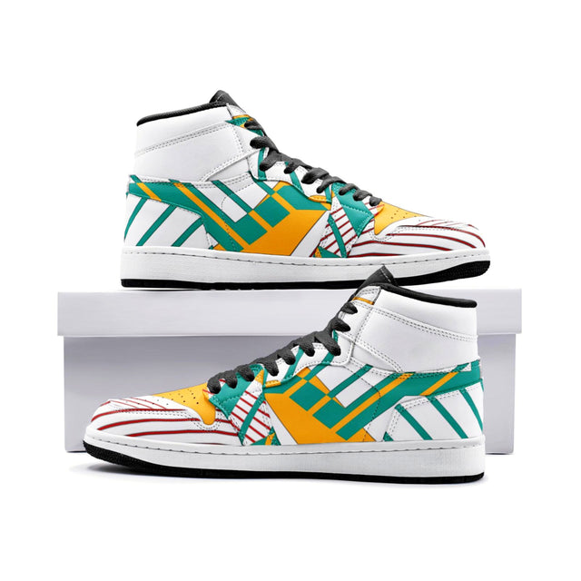 Athlegend Abstract Retro Unisex High Top Sneaker