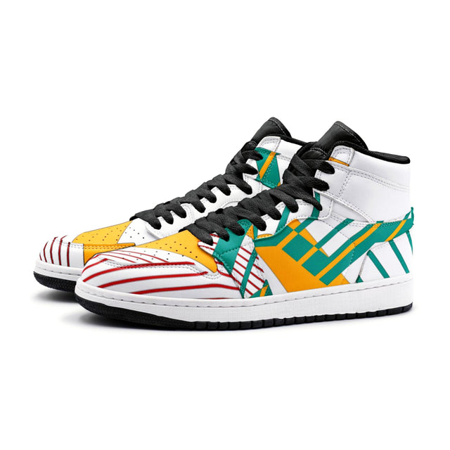 Athlegend Abstract Retro Unisex High Top Sneaker