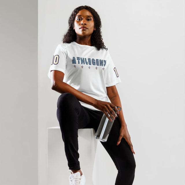 Athlegend 5 Star Football Retro Unisex sports jersey