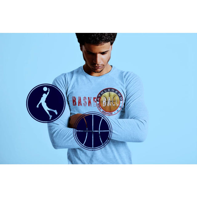 Athlegend Basketball Roots Vintage Men’s Long Sleeve Shirt