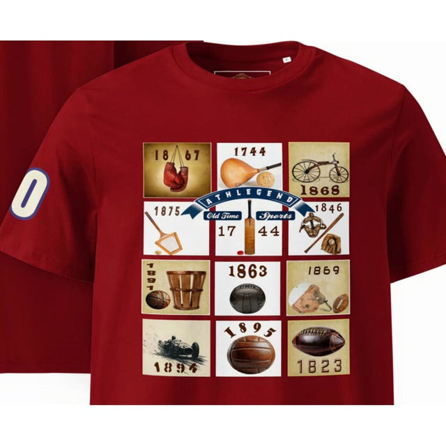 Athlegend Classic Sports Legacy Collage t-shirt