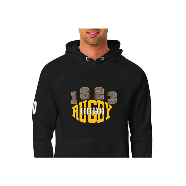 Athlegend Old Time Rugby Retro Unisex eco raglan hoodie
