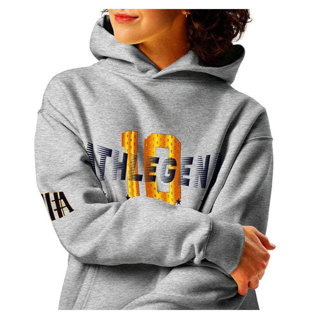 Athlegend Retro 10 Unisex oversized hoodie (10-Gold)