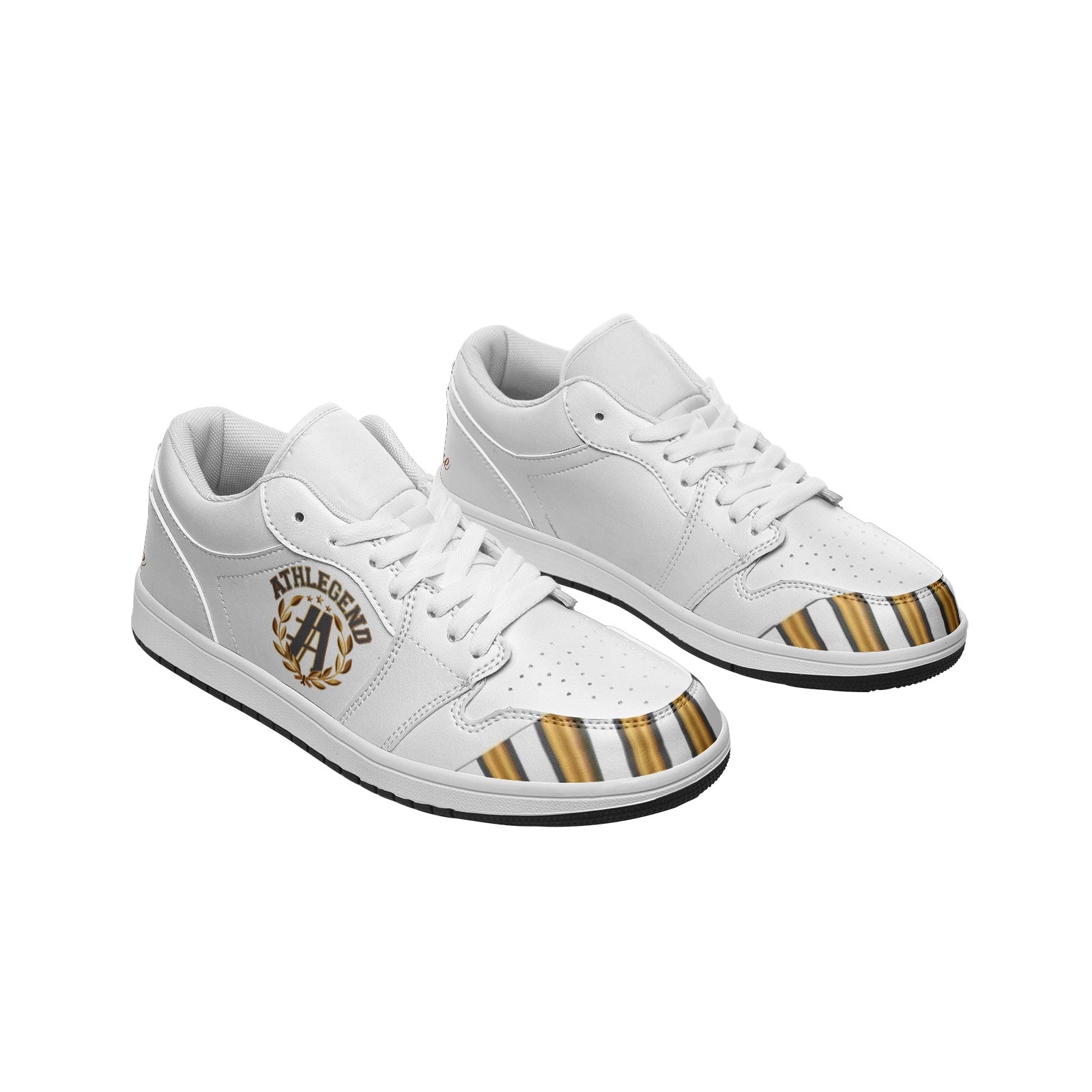 Athlegend Vintage Streak Unisex Low Top Leather Sneakers