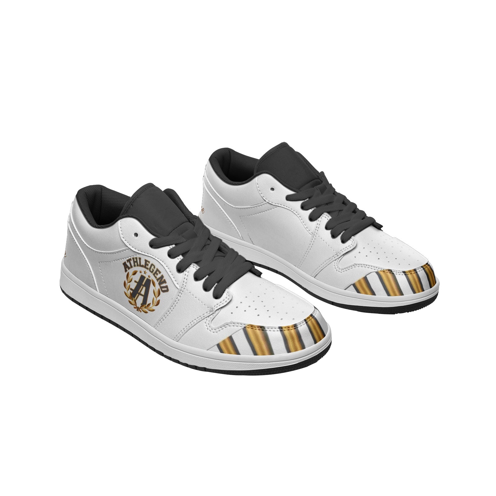 Athlegend Vintage Streak Unisex Low Top Leather Sneakers