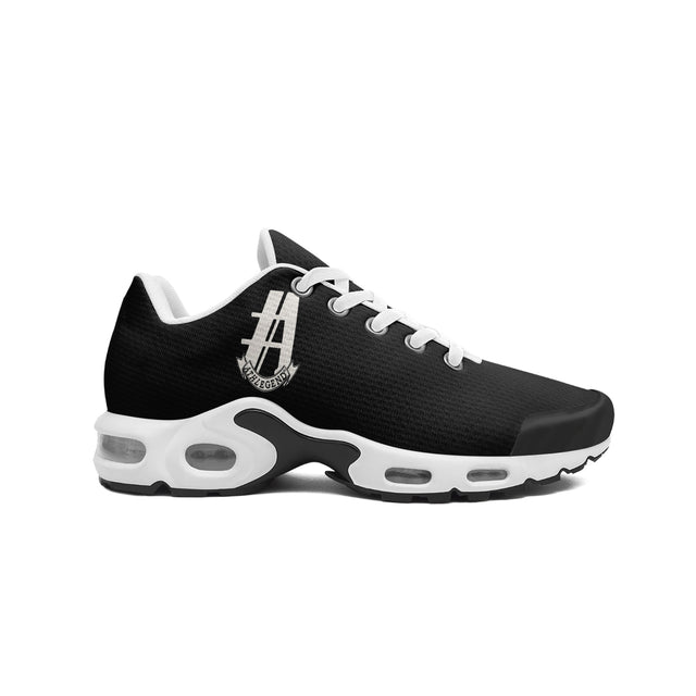 Athlegend Signature #1 Vintage Unisex Mesh Tech Eco-Flex Sneakers (Black)
