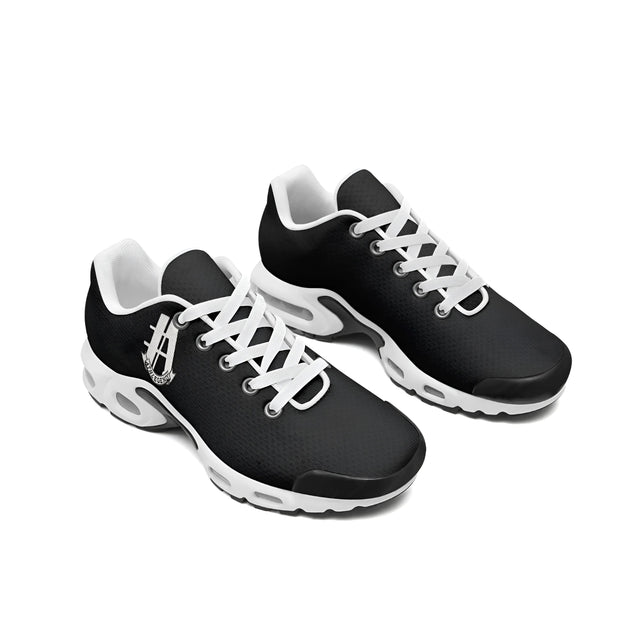 Athlegend Signature #1 Vintage Unisex Mesh Tech Eco-Flex Sneakers (Black)