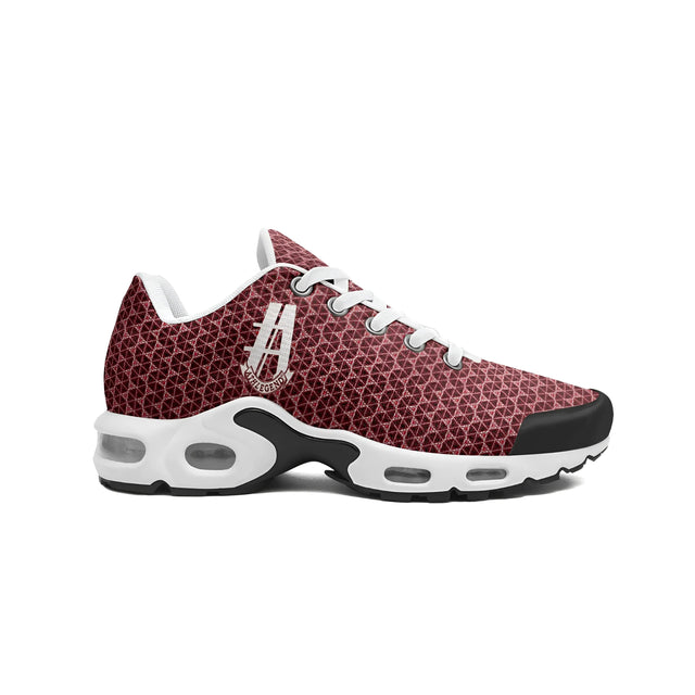 Athlegend Signature #1 Vintage Unisex Mesh Tech Eco-Flex Sneakers (Red)