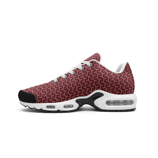 Athlegend Signature #1 Vintage Unisex Mesh Tech Eco-Flex Sneakers (Red)