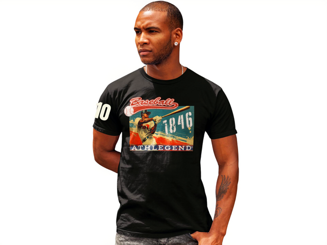 Athlegend 1st Base Heritage Organic Men's Cotton T-shirt