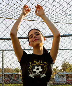 Athlegend Classic Football History Women’s crop top t-shirt