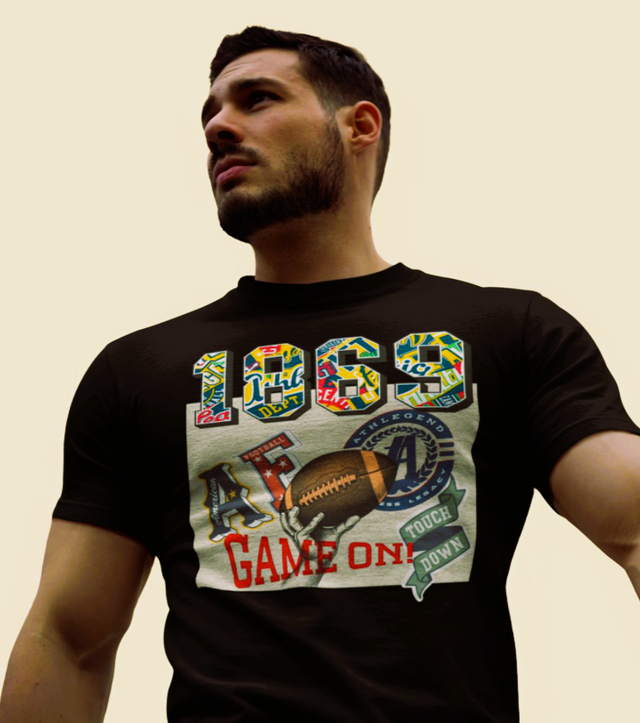Athlegend 69 Era Football Retro T-shirt