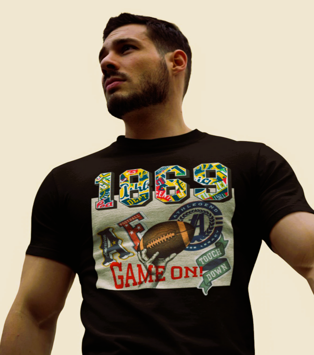 Athlegend 69 Era Football Retro T-shirt