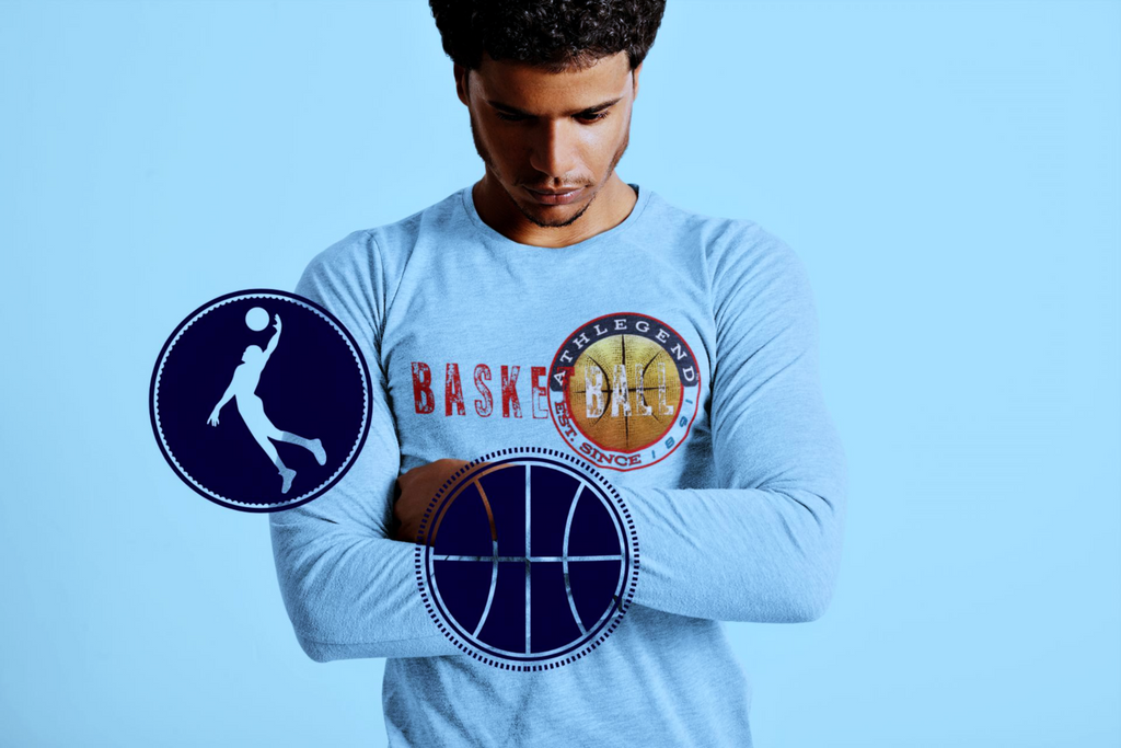Athlegend Basketball Roots Vintage Men’s Long Sleeve Shirt