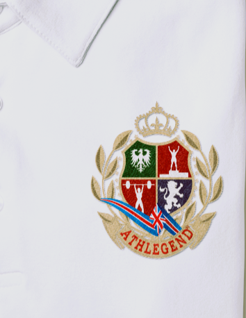 Athlegend Signature Crest Men’s slim fit polo