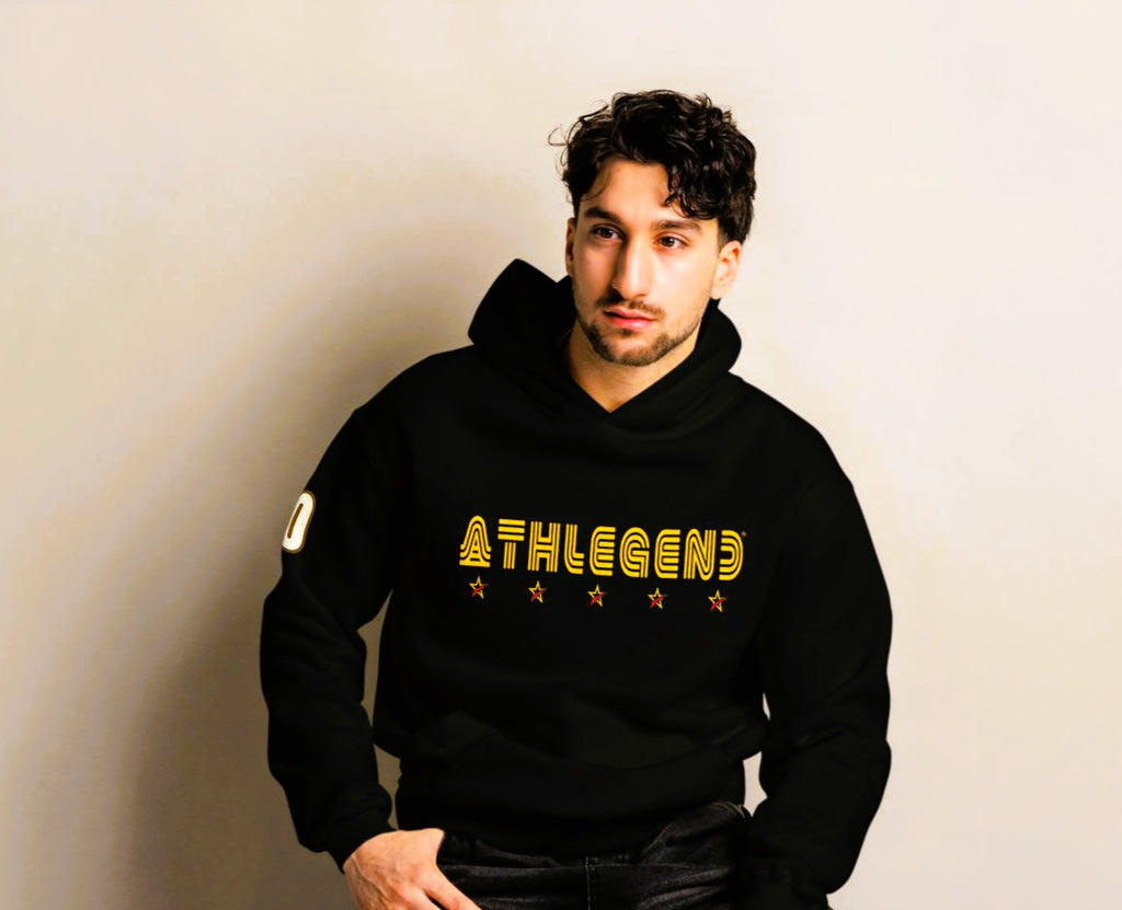 Athlegend 5 Star Retro Unisex oversized hoodie