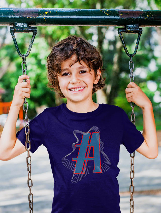 Athlegend Retro #1 Air Flow Boys premium cotton t-shirt