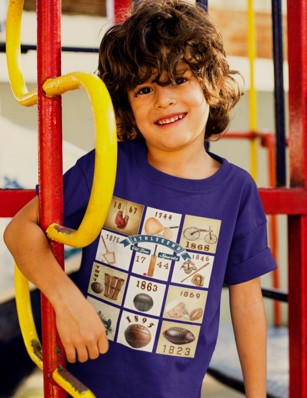 Athlegend Classic Sports Legacy Collage Tee
