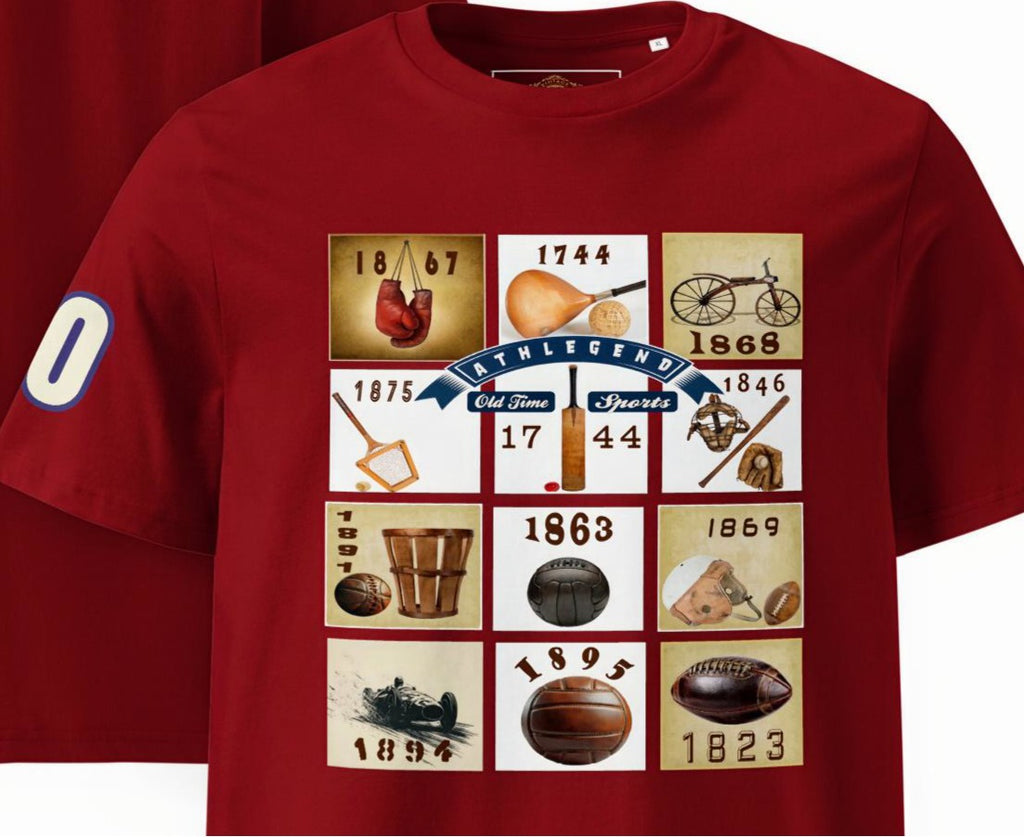 Athlegend Classic Sports Legacy Collage t-shirt