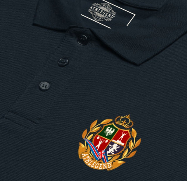 Athlegend Classic Signature Crest Ladies Premium pique polo shirt
