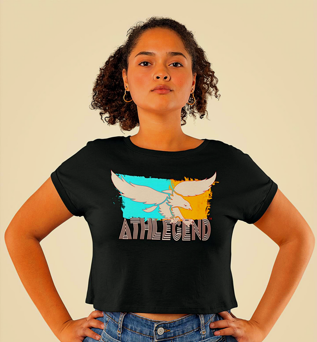 Athlegend Eagle Eye Women’s Vintage crop top tee