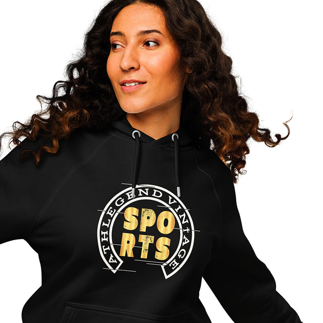 Athlegend Old Time Classic Vintage Unisex Eco Hoodie
