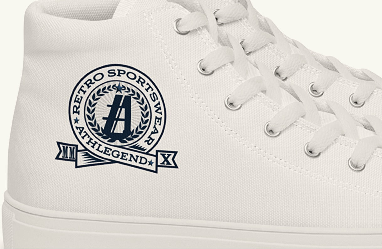Athlegend Retro Classical Anniversary Women’s high top canvas shoes