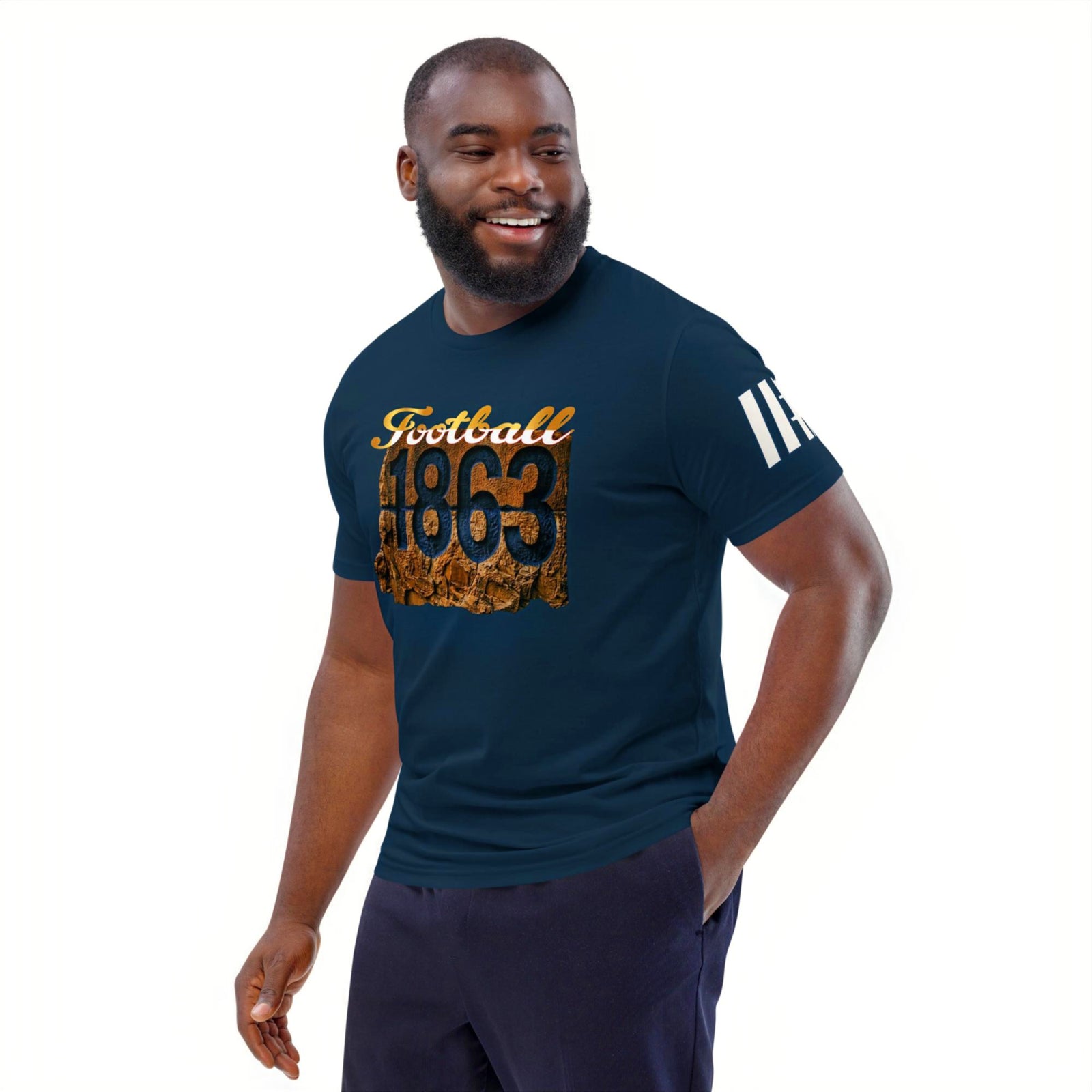 Athlegend 'The Rock' Retro Unisex organic cotton t-shirt