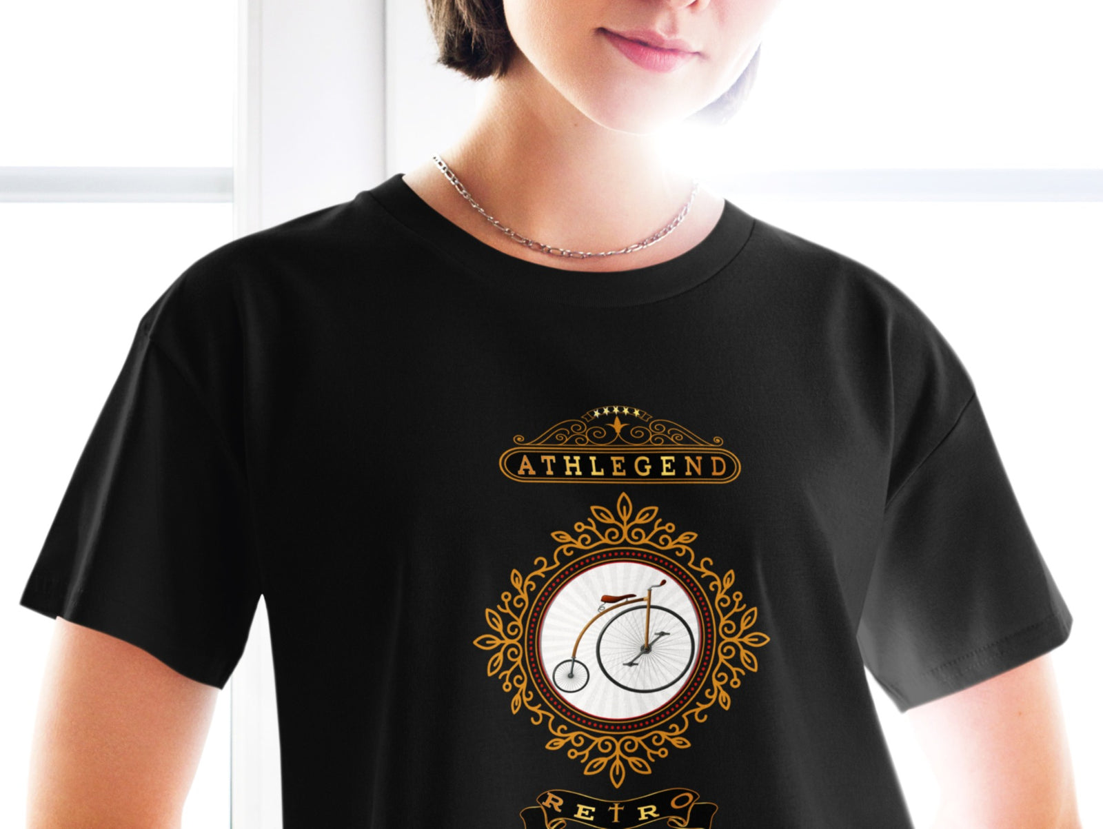 Athlegend Retro Cycling Women’s crop tee