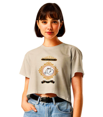 Athlegend Retro Cycling Women’s crop tee
