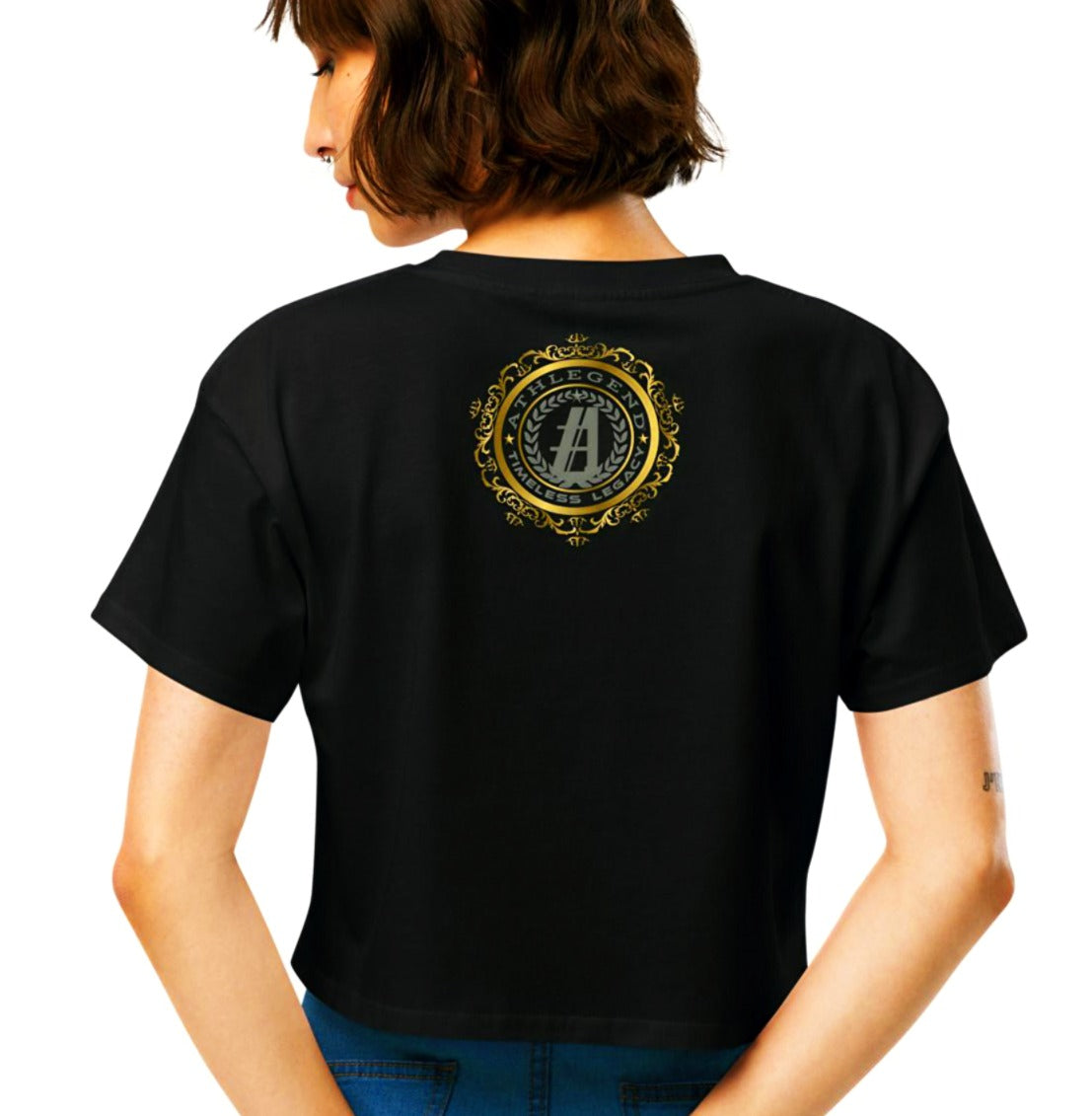 Athlegend Retro Cycling Women’s crop tee