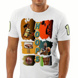 Athlegend Retro Legacy Hoops Unisex Organic Cotton Creator T-Shirt