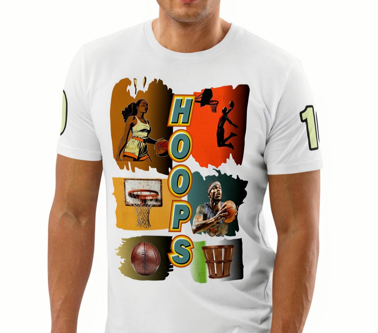 Athlegend Retro Legacy Hoops Unisex Organic Cotton Creator T-Shirt