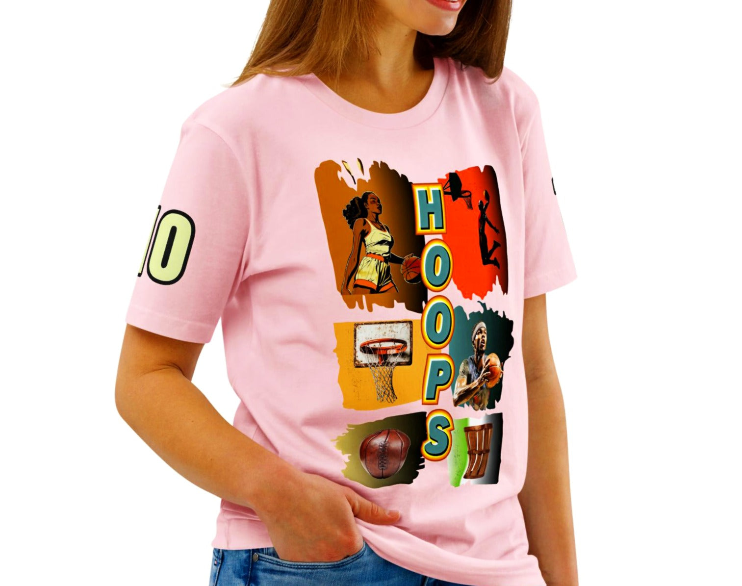 Athlegend Retro Legacy Hoops Unisex Organic Cotton Creator T-Shirt