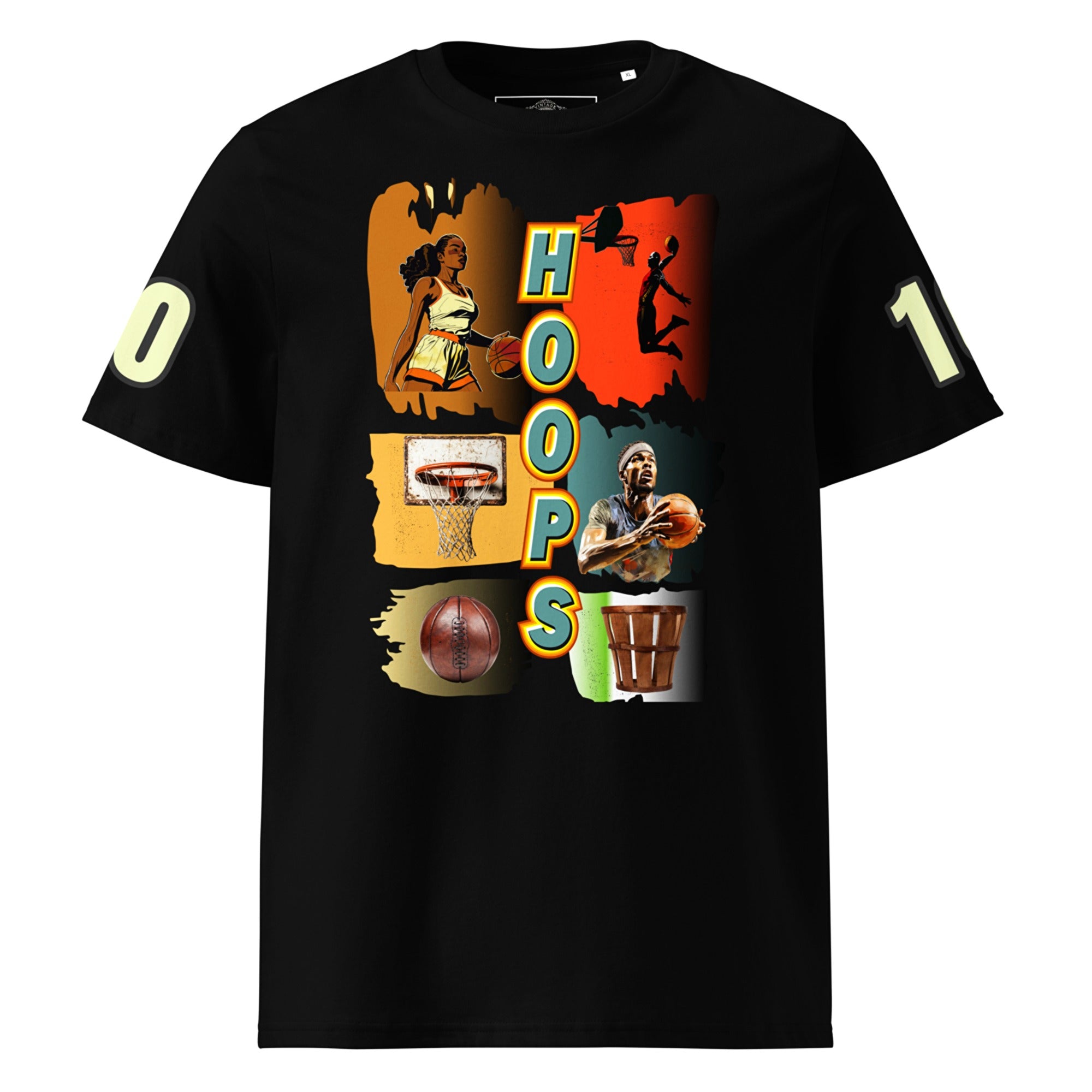 Athlegend Retro Legacy Hoops Unisex Organic Cotton Creator T-Shirt