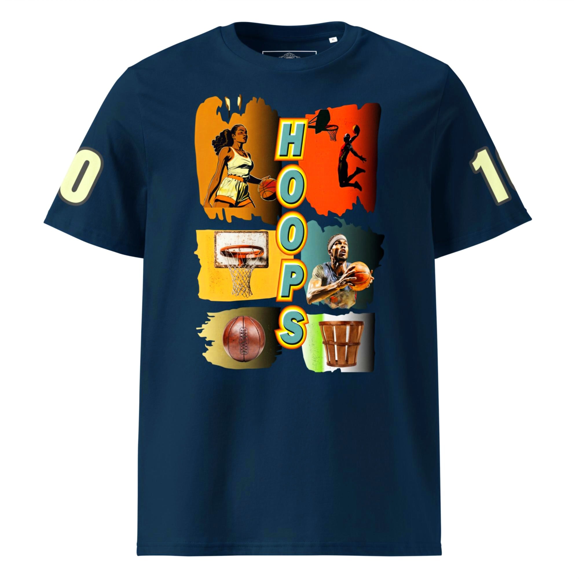 Athlegend Retro Legacy Hoops Unisex Organic Cotton Creator T-Shirt