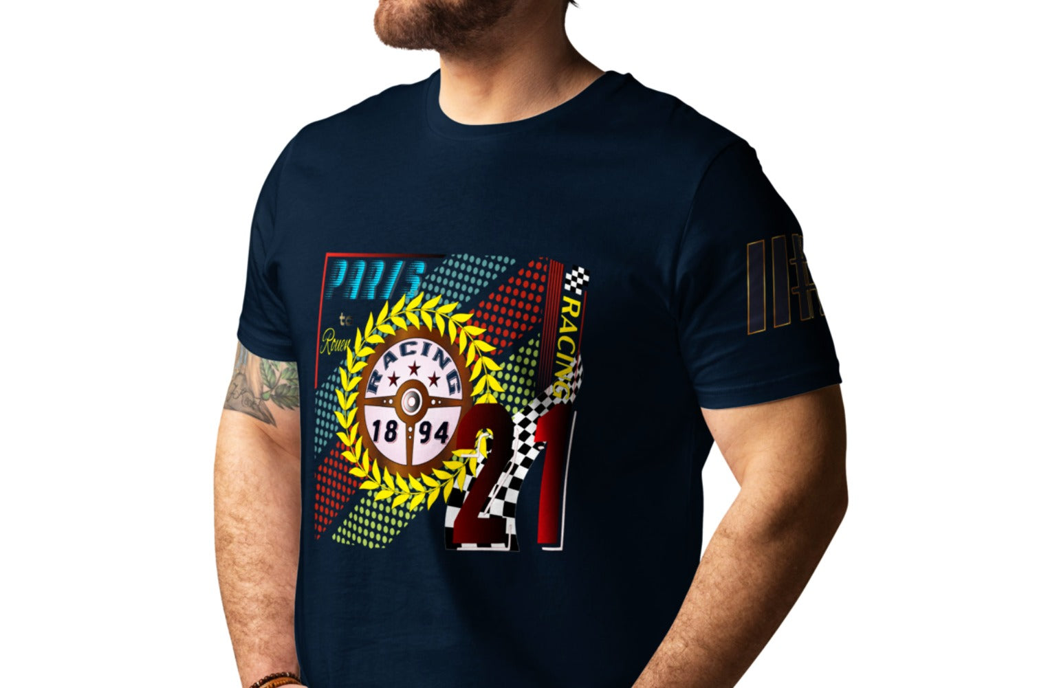 Athlegend Auto Racer Unisex Organic Cotton T-Shirt