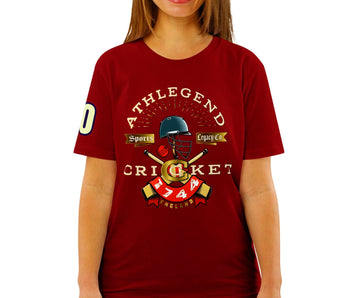 Athlegend Retro Cricket Club Unisex Organic Cotton T-Shirt