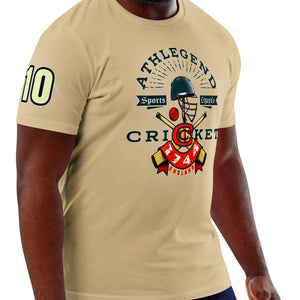 Athlegend Retro Cricket Club Unisex Organic Cotton T-Shirt