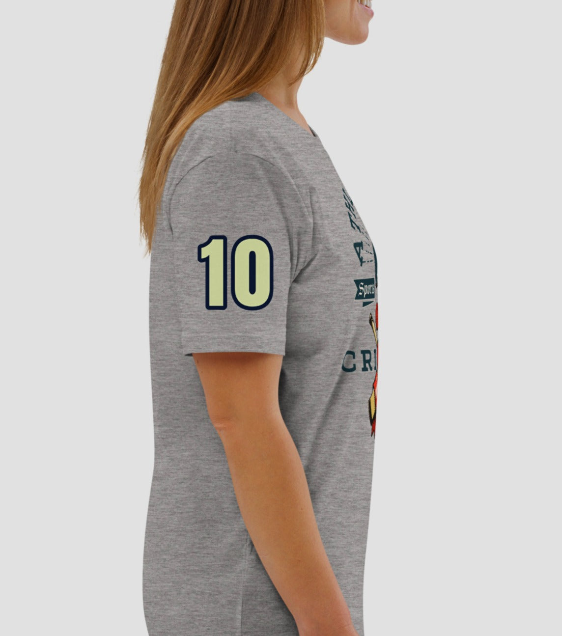 Athlegend Retro Cricket Club Unisex Organic Cotton T-Shirt